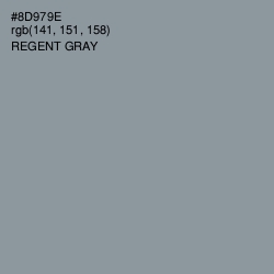 #8D979E - Regent Gray Color Image